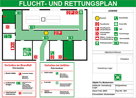 Fluchtplan